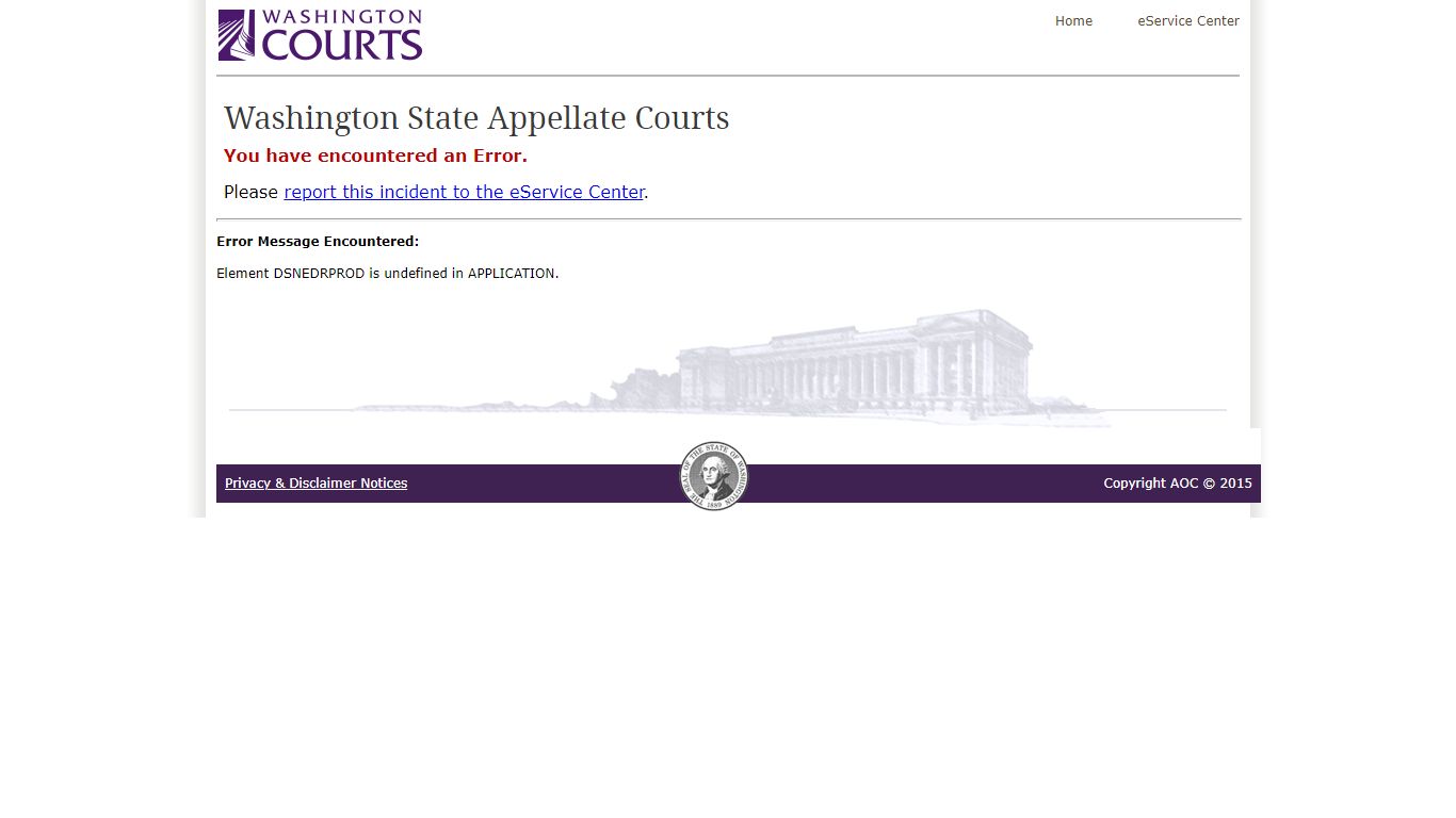 Washington State Appellate Courts